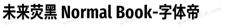 未来荧黑 Normal Book字体转换